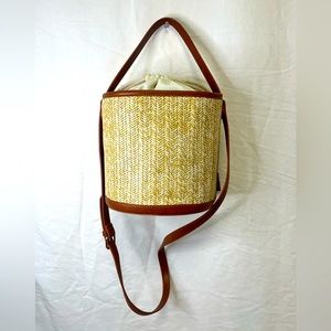Picnic Bucket Bag w/ Optional Crossbody Strap